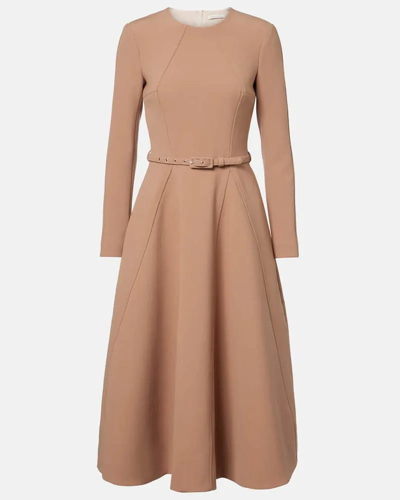 EMILIA WICKSTEAD Midikleid Ucellina Beige