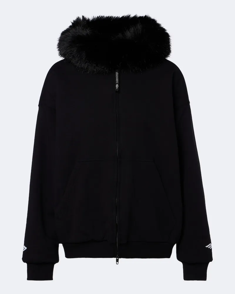 Balenciaga Skijacke aus Baumwolle Schwarz