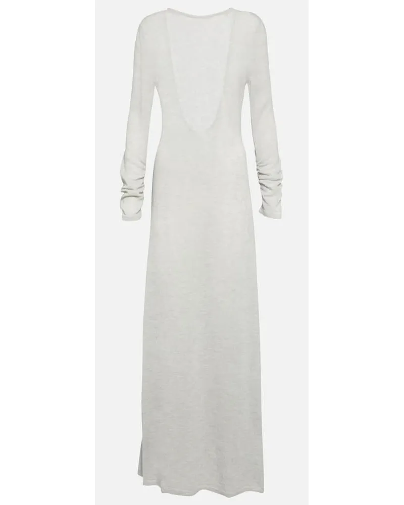 Magda Butrym Maxikleid aus einem Alpakawollgemisch Grau