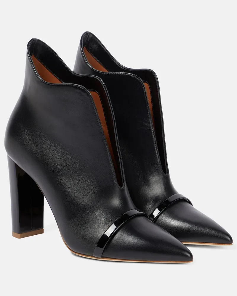 Malone Souliers Ankle Boots Clara aus Leder Schwarz