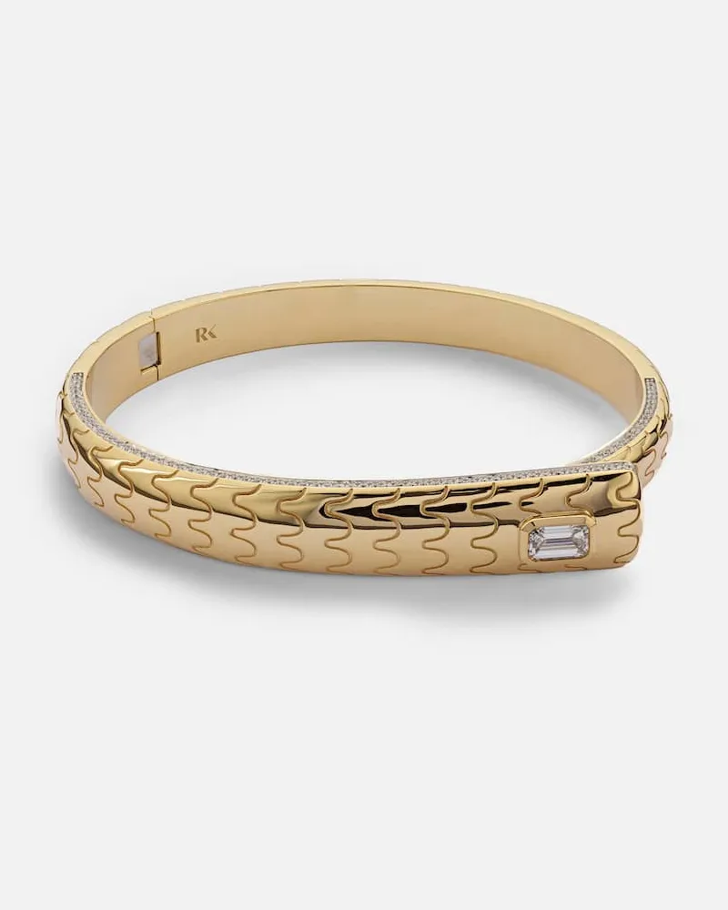 Rainbow K Armreif Prestige aus 18kt Gelbgold mit Diamanten Gold
