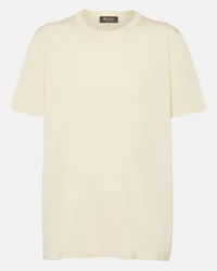 Loro Piana T-Shirt Angera aus Baumwolle Gelb