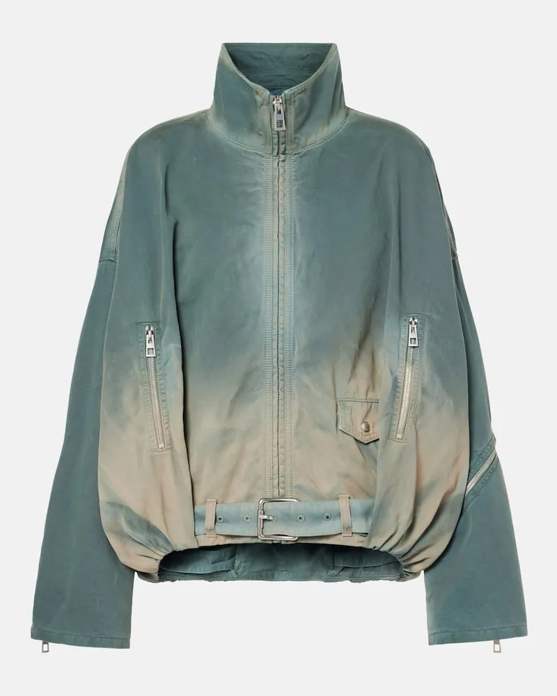 Loewe Jacke Balloon aus Baumwoll-Gabardine Blau