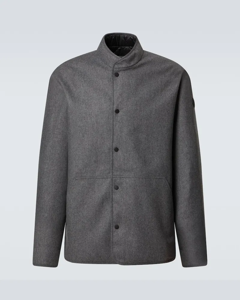 Moncler Wendbare Daunenjacke Bane Grau