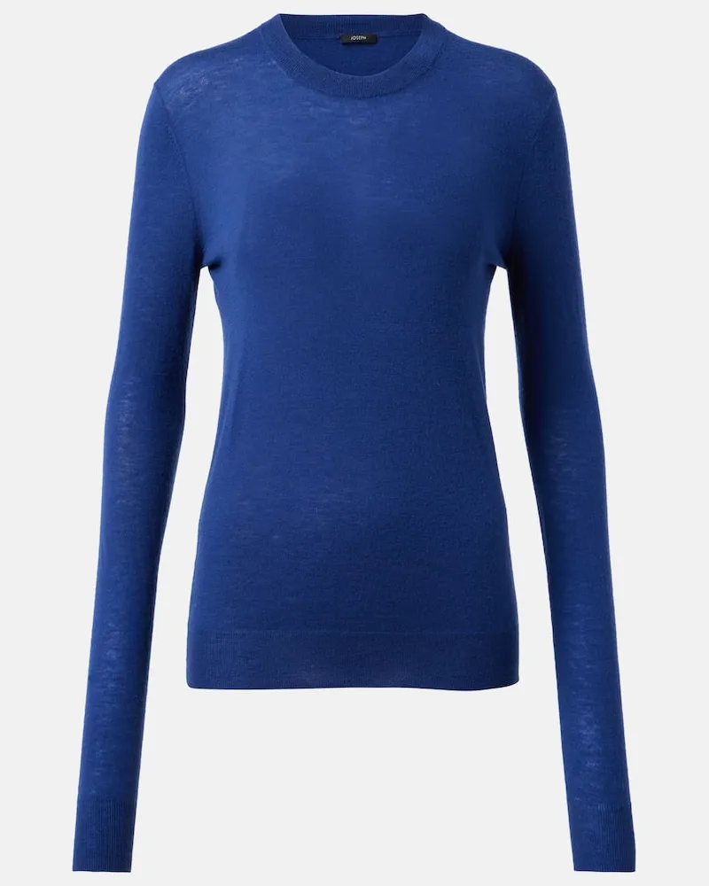 Joseph Pullover Cashair aus Kaschmir Blau