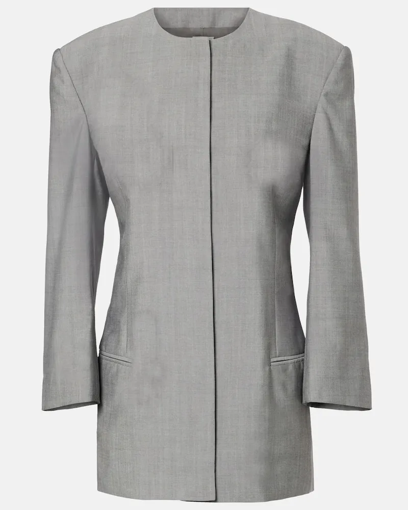 Calvin Klein Jacke Parker aus Wolle Grau