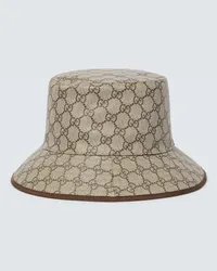 Gucci Hut GG aus Canvas Beige