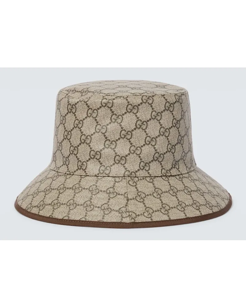 Gucci Hut GG aus Canvas Beige