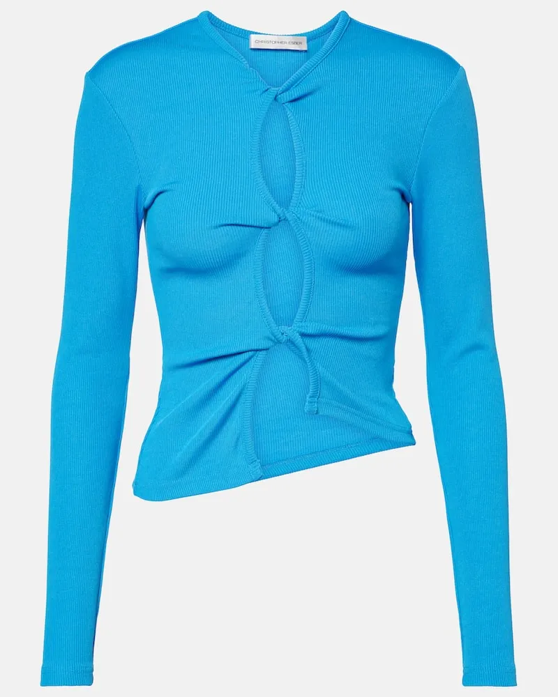 Christopher Esber Top Blau