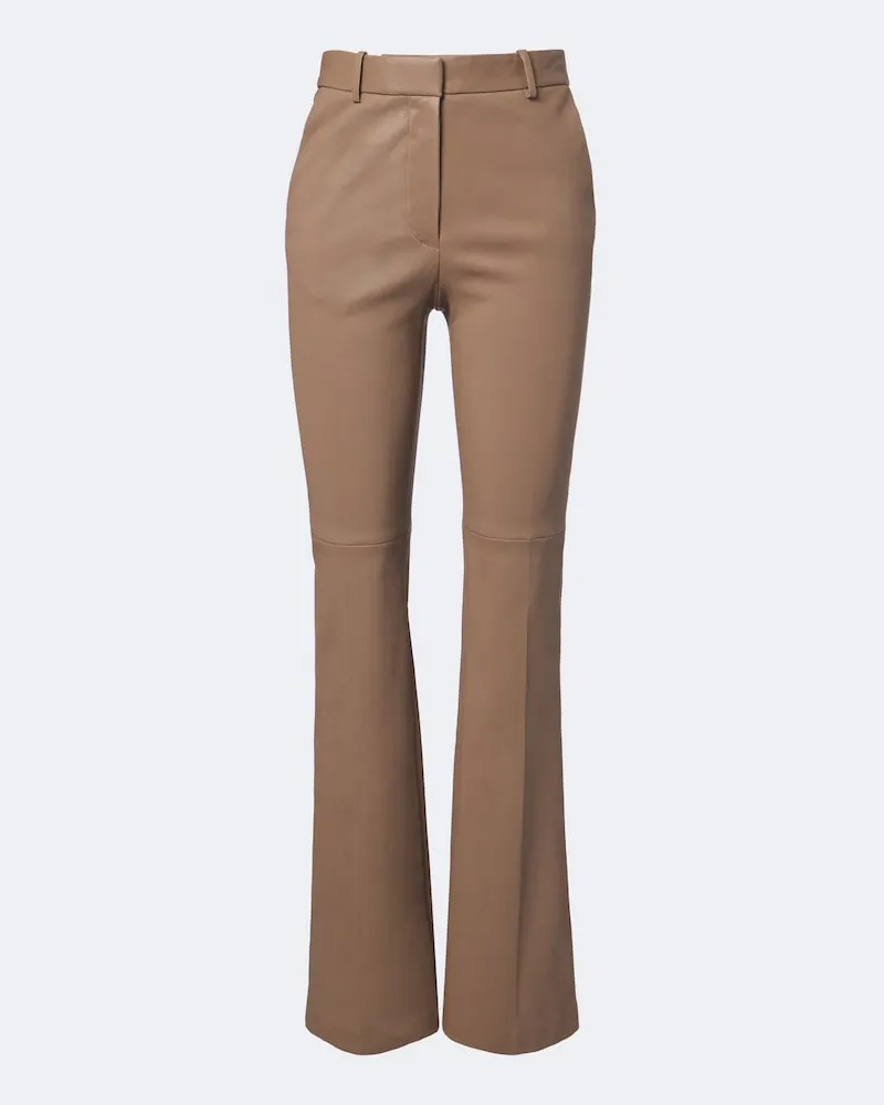 Joseph Hose Tafira aus Leder Beige