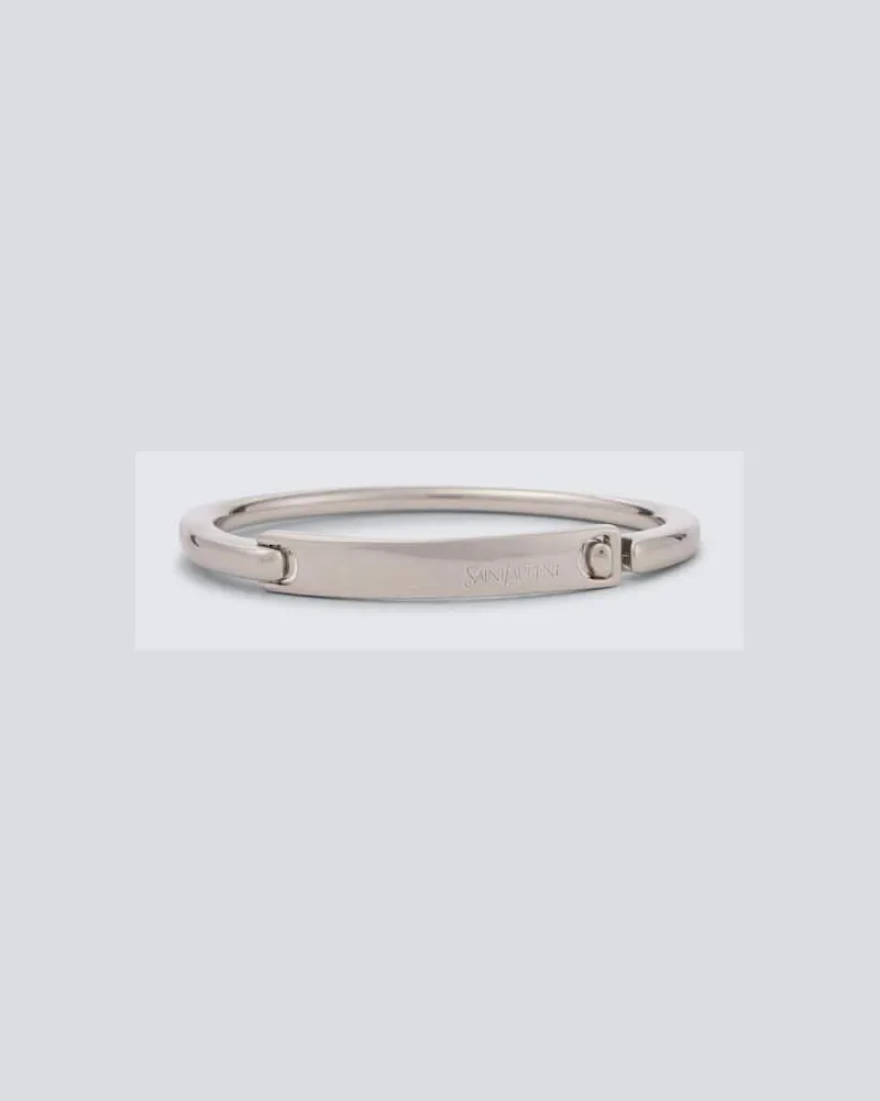 Saint Laurent Armreif Silber