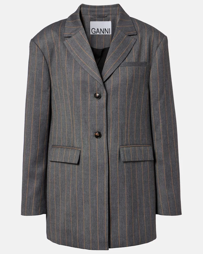 Ganni Blazer Grau