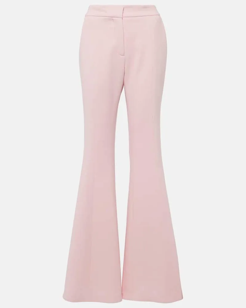 Gabriela Hearst Schlaghose Desmond aus Schurwolle Rosa