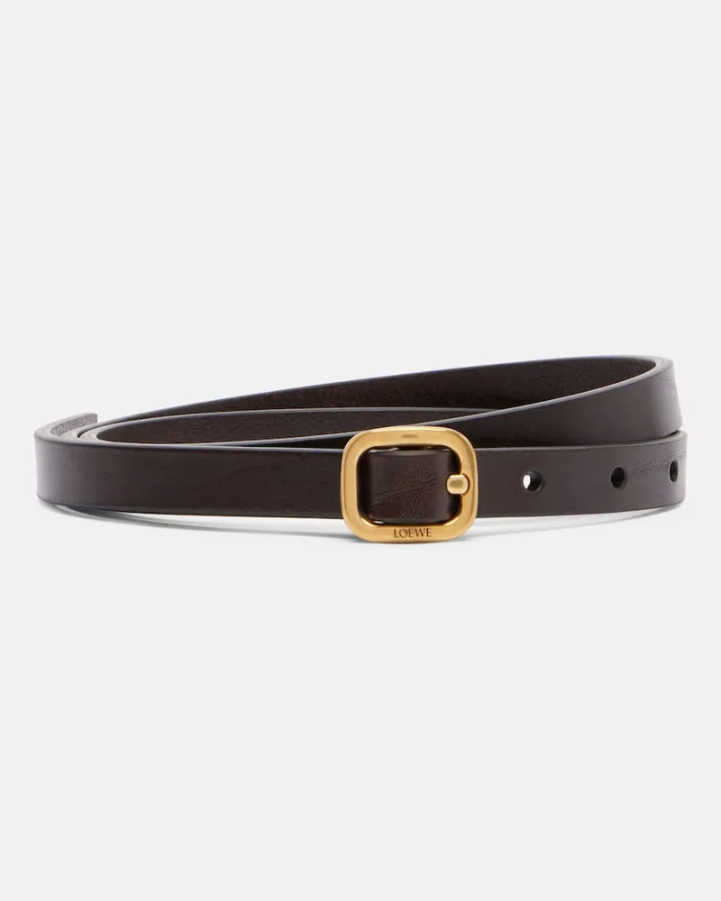 Loewe Gürtel aus Leder Braun