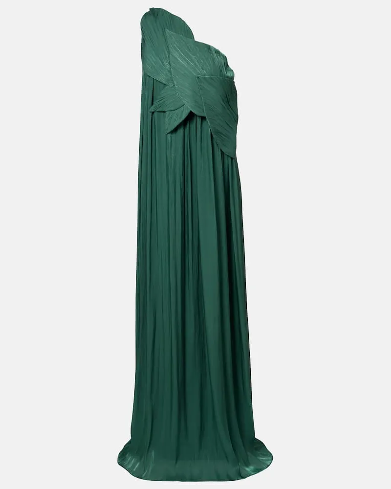 COSTARELLOS One-Shoulder-Robe Amabel Grün