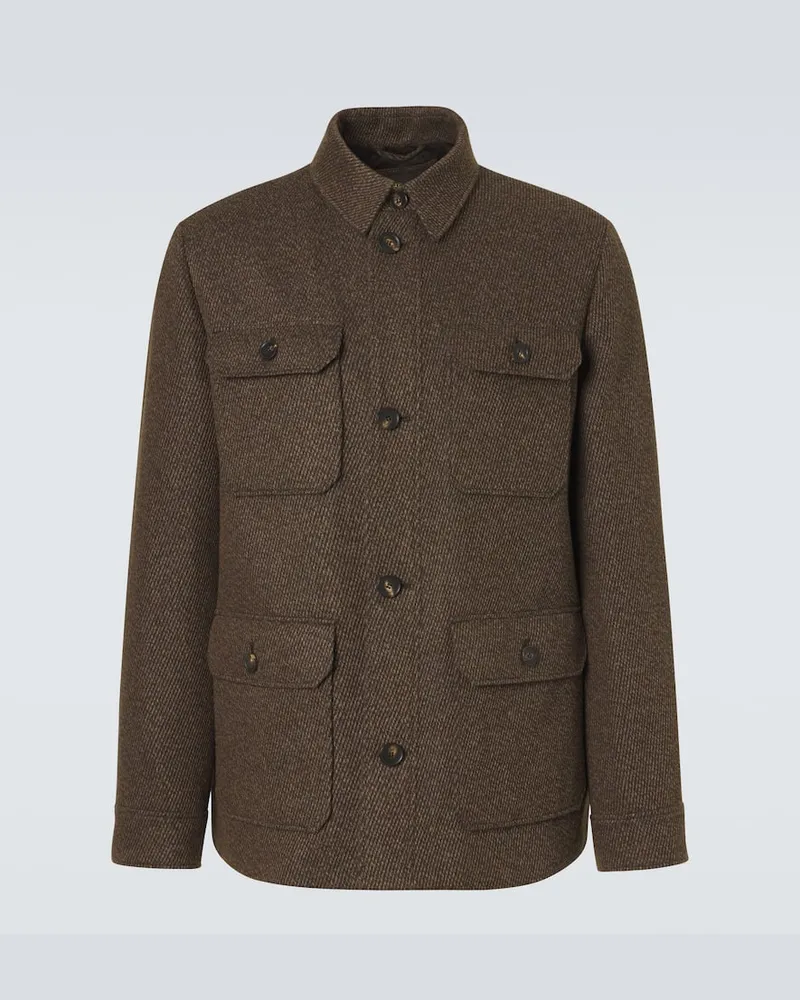 Loro Piana Jacke Andover Braun