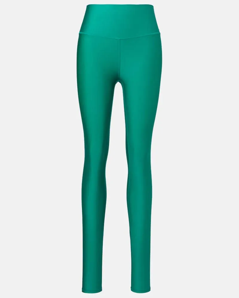 alo High-Rise Leggings Airlift Grün