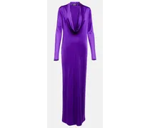 Robe aus Satin