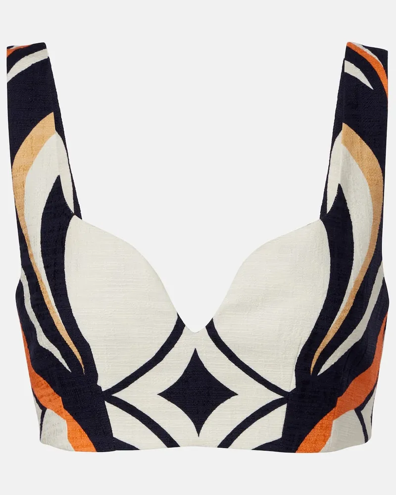 La DoubleJ Bralette Baia aus Baumwolle Multicolor