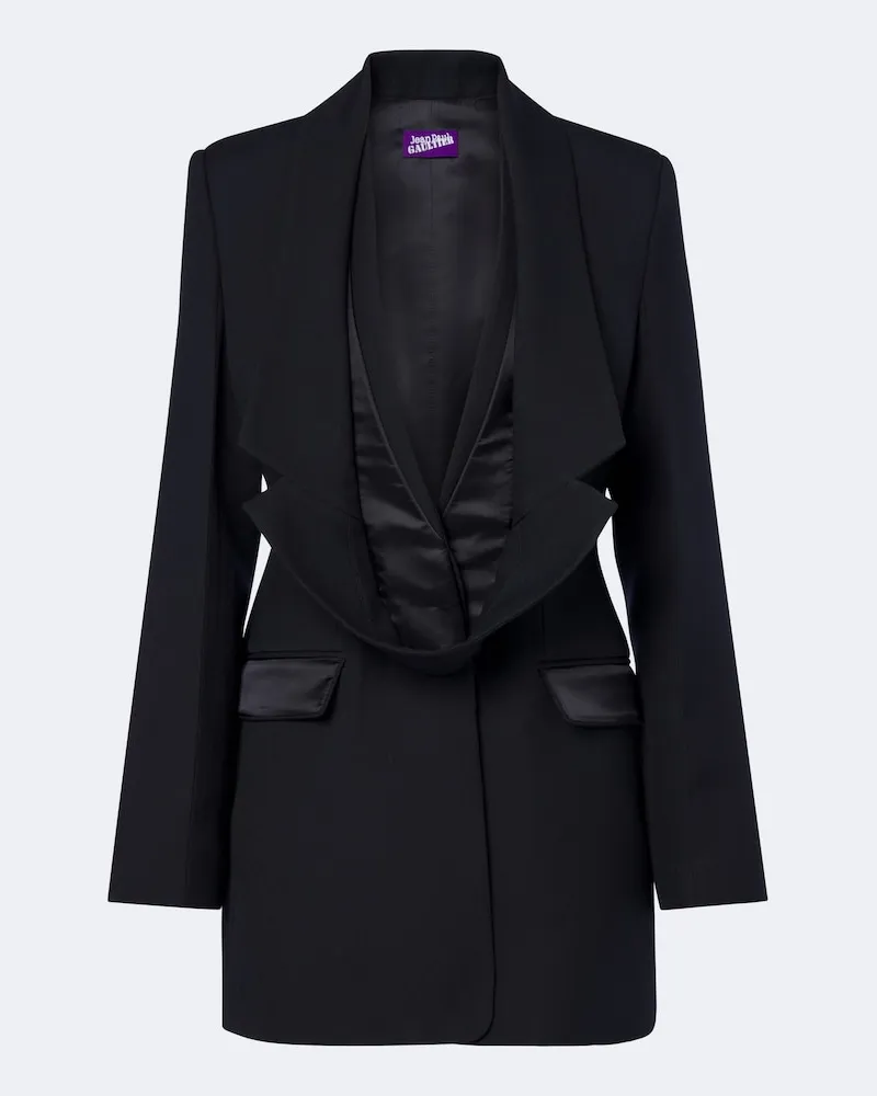 Jean Paul Gaultier Blazer aus Wolle Blau