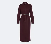 Hemdblusenkleid aus einem Wollgemisch