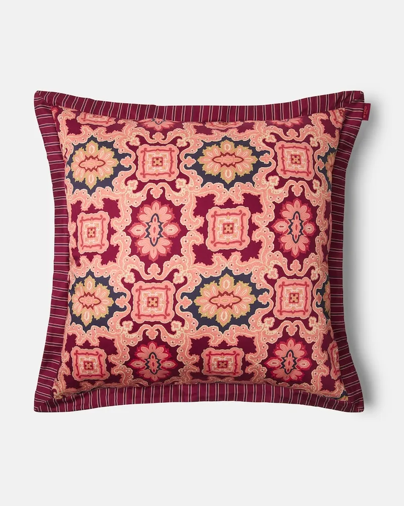 Etro Kissen Mosaico aus Baumwolle Rosa