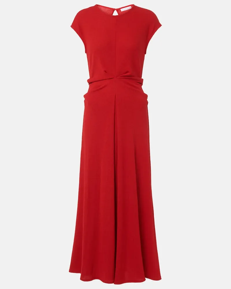 Proenza Schouler White Label Maxikleid aus Crêpe Rot