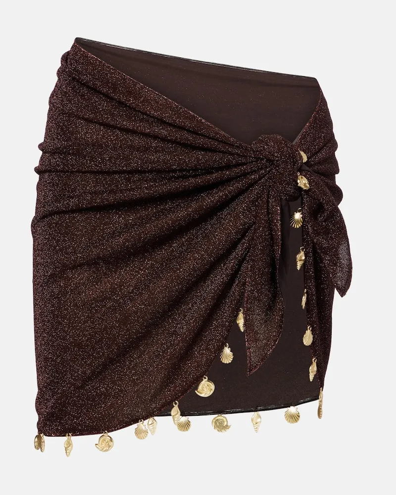 Oséree Oséree Verzierter Pareo Lumière Braun