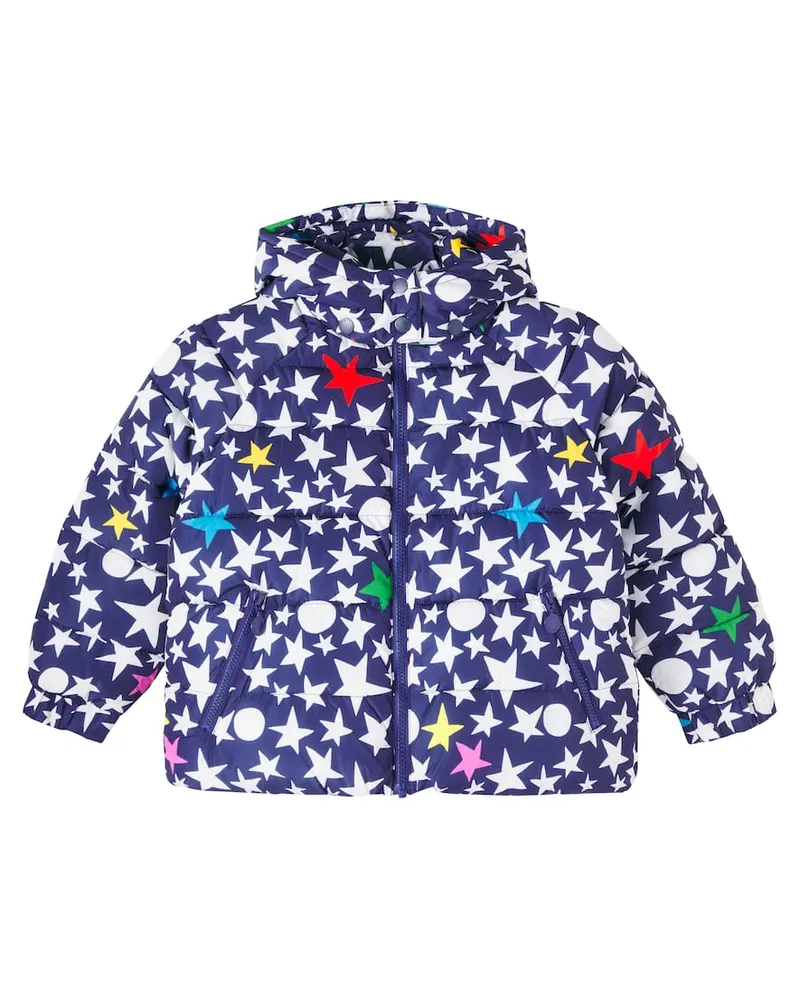 Stella McCartney Kids Wattierte Jacke Blau