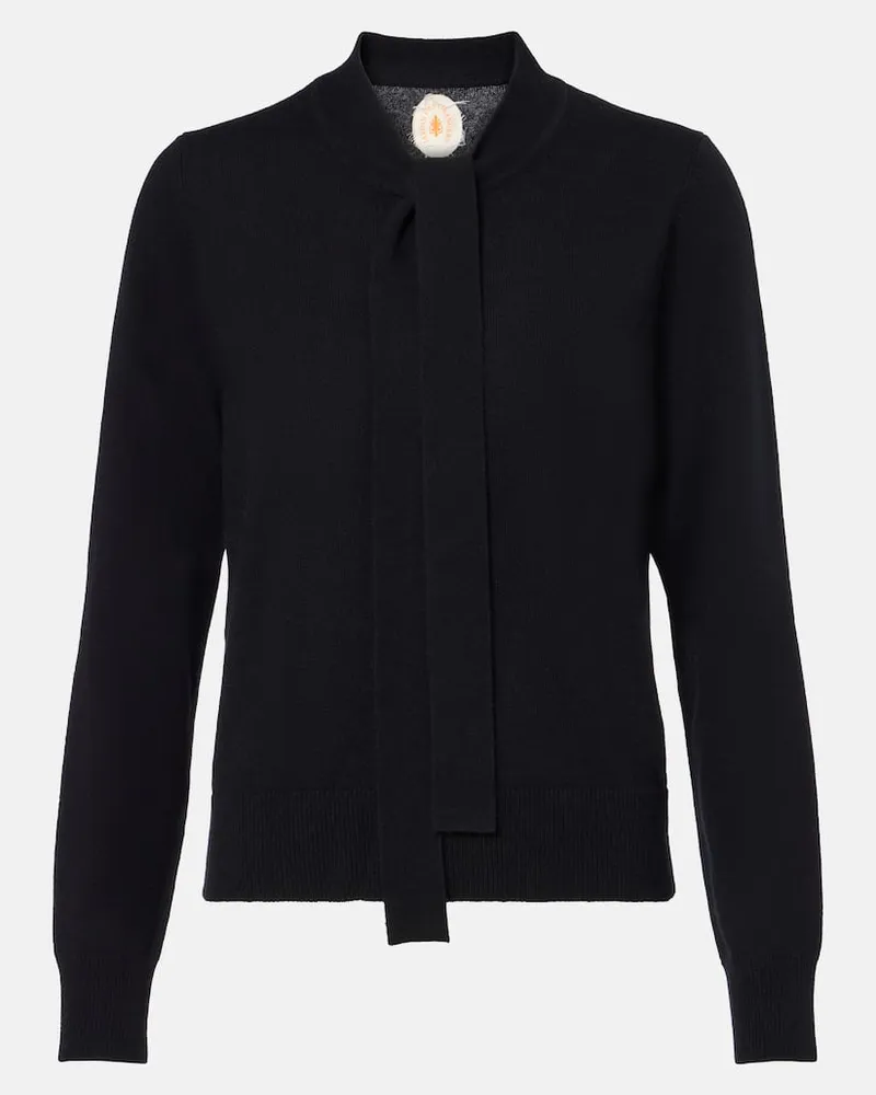 Jardin des Orangers Pullover aus Wolle und Kaschmir Schwarz