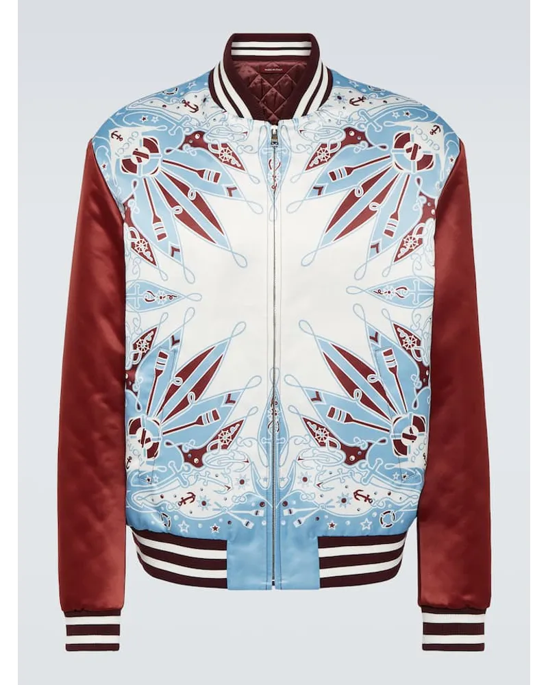 Gucci Bedruckte Bomberjacke Multicolor