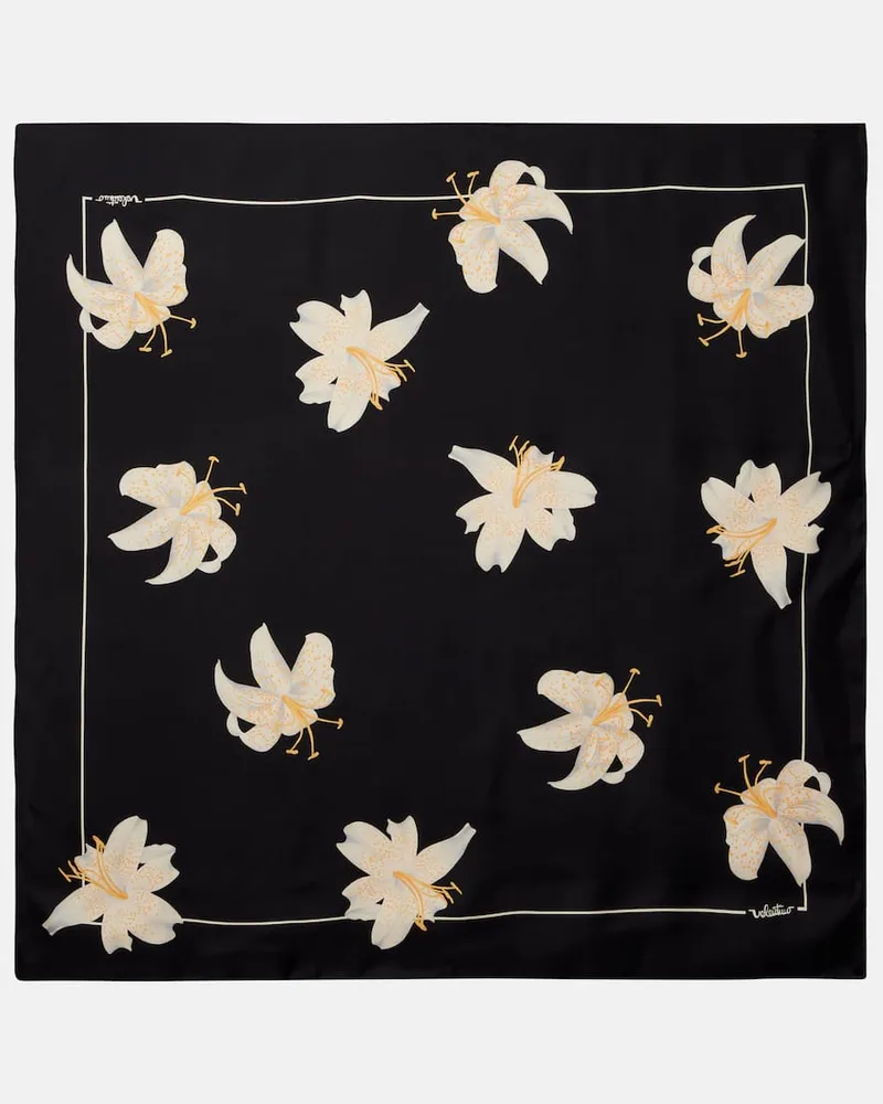 Valentino Garavani Tuch Après L'Hiver aus Seide Multicolor