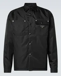 Prada Hemdjacke Schwarz