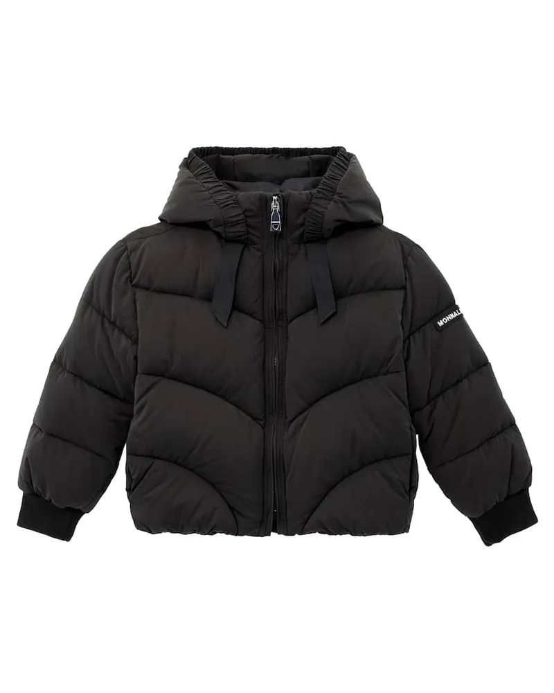 Monnalisa Wattierte Jacke Schwarz