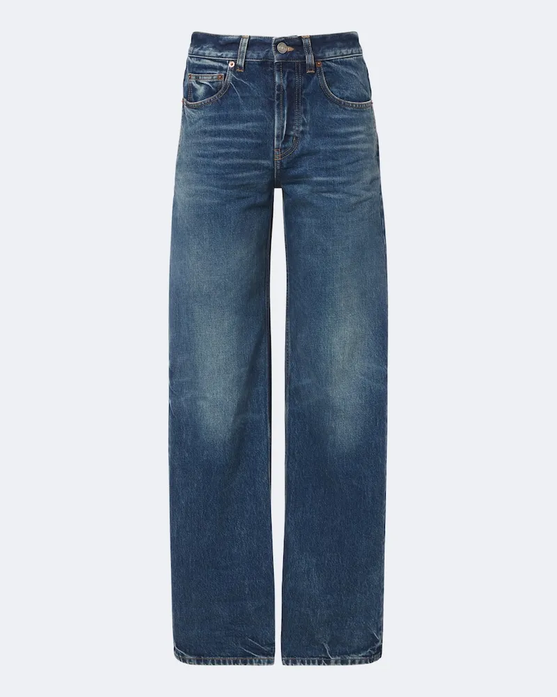 Saint Laurent Wide-Leg Jeans Neo '90s Blau