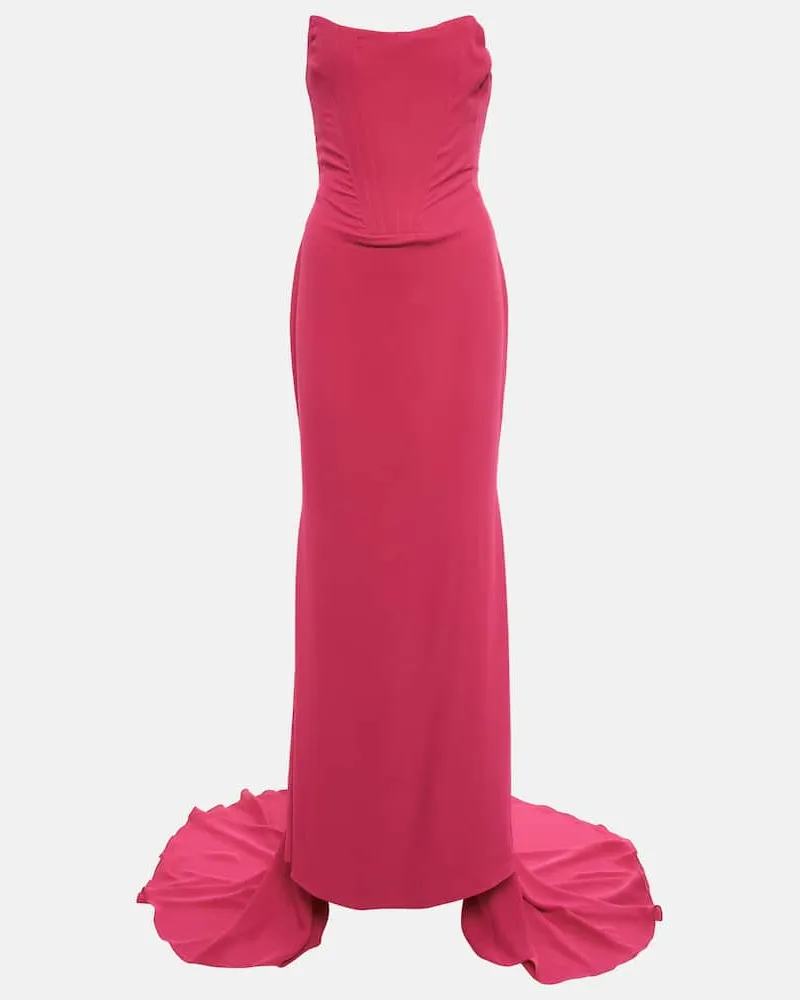 Giuseppe di Morabito Robe aus Crêpe Rosa