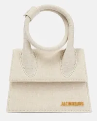 Jacquemus Schultertasche Le Chiquito Noeud Beige