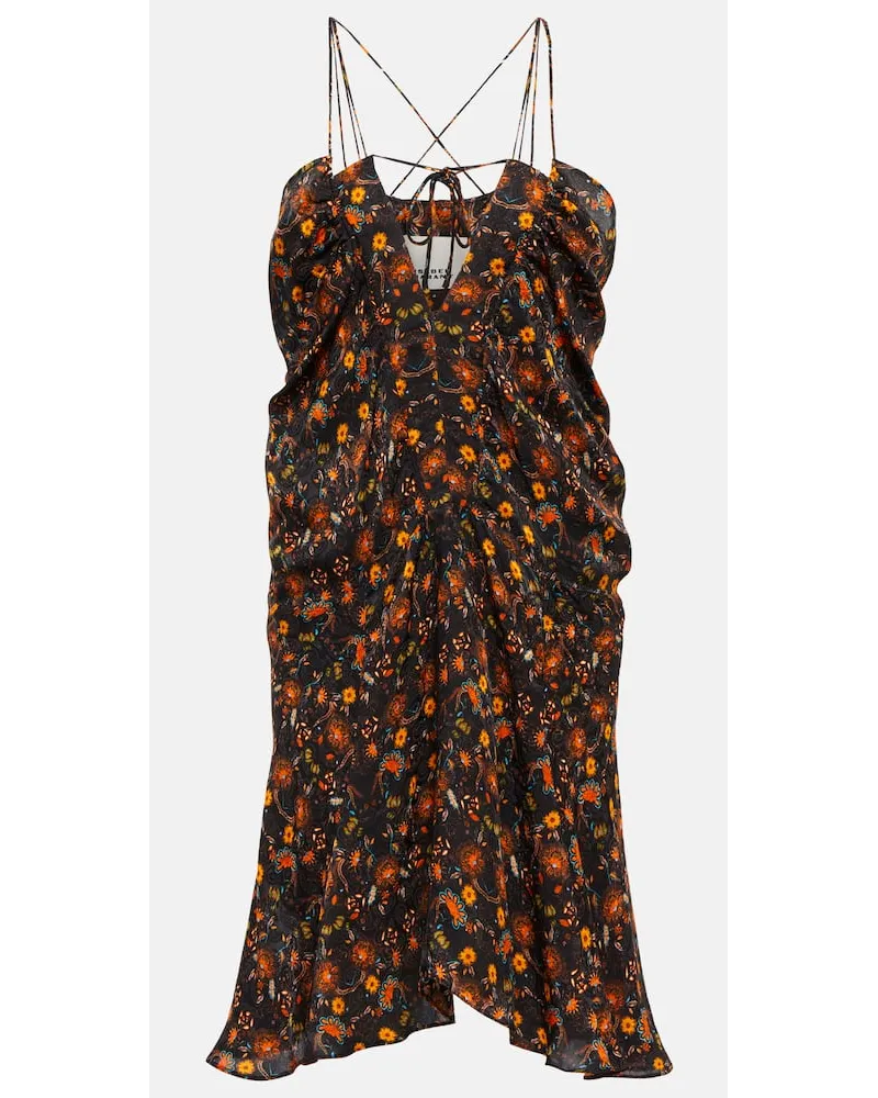 Isabel Marant Bedrucktes Minikleid Presly Multicolor