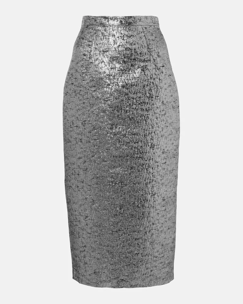 EMILIA WICKSTEAD Bleistiftrock Lorelei Silber