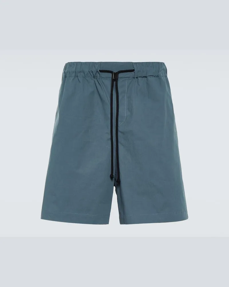 COMMAS Shorts aus Baumwolle Blau