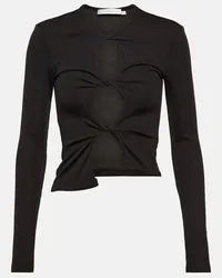 Christopher Esber Top mit Cut-outs Schwarz