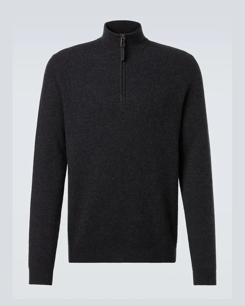Bogner Pullover Derek-1 aus Wolle und Kaschmir Grau