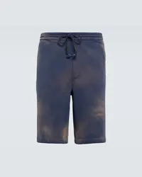 Loewe Shorts aus Baumwoll-Jersey Blau