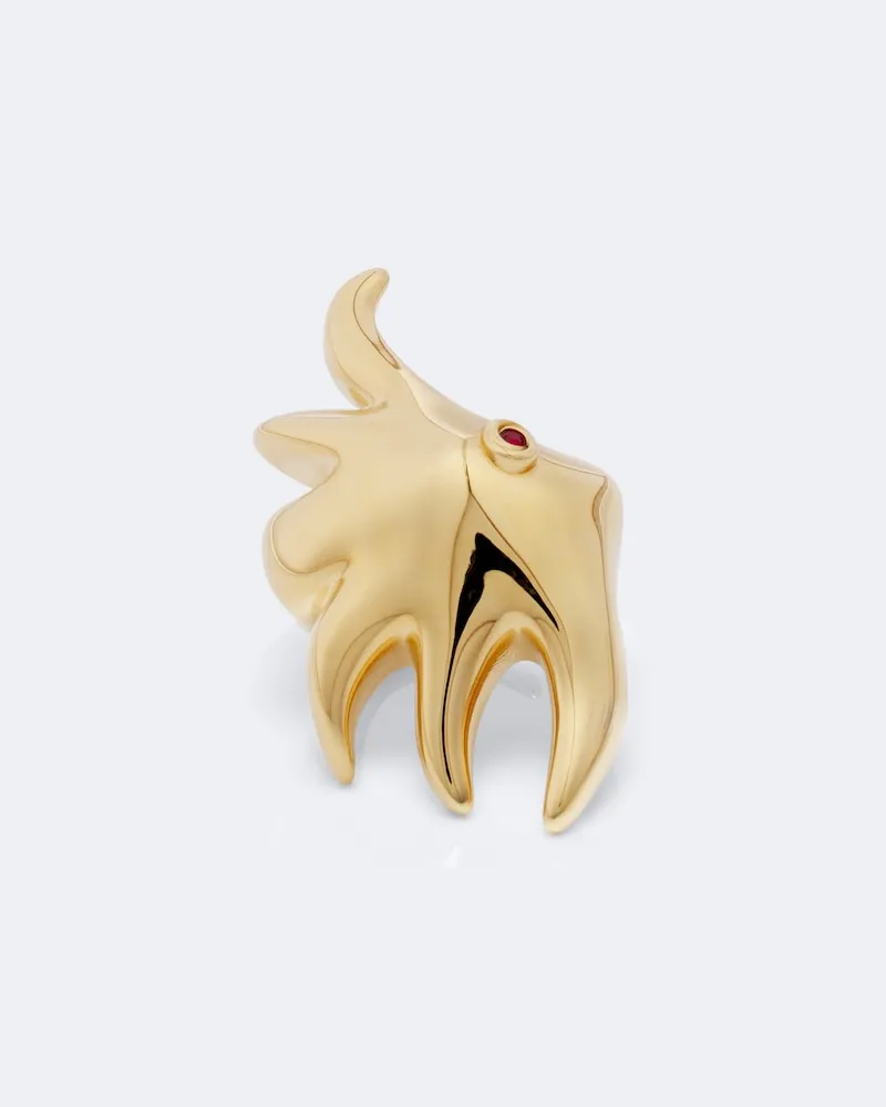 Emilio Pucci Verzierter Ring Stella Gold
