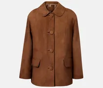 Jacke aus Veloursleder