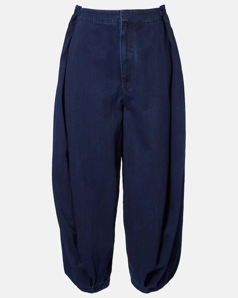 Loewe Wide-Leg Jeans Blau