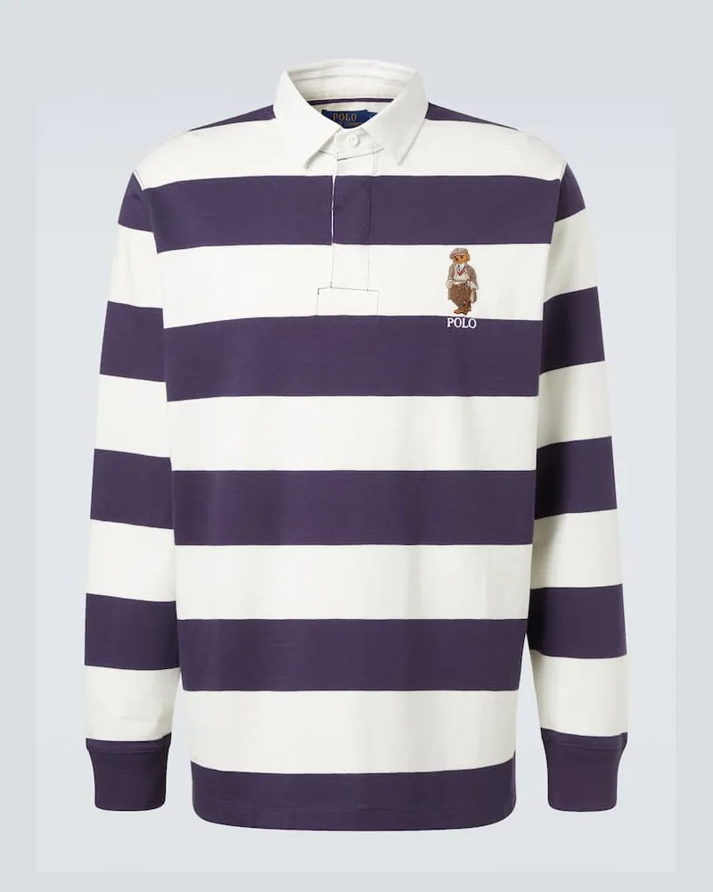 Ralph Lauren Rugby Shirt Polo Bear aus Baumwolle Weiß