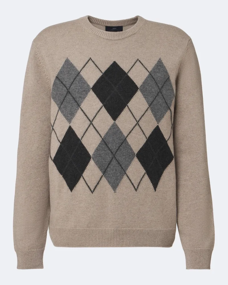 arch4 Pullover Mr Hambley aus Kaschmir Beige