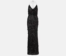 Robe mit Pailletten