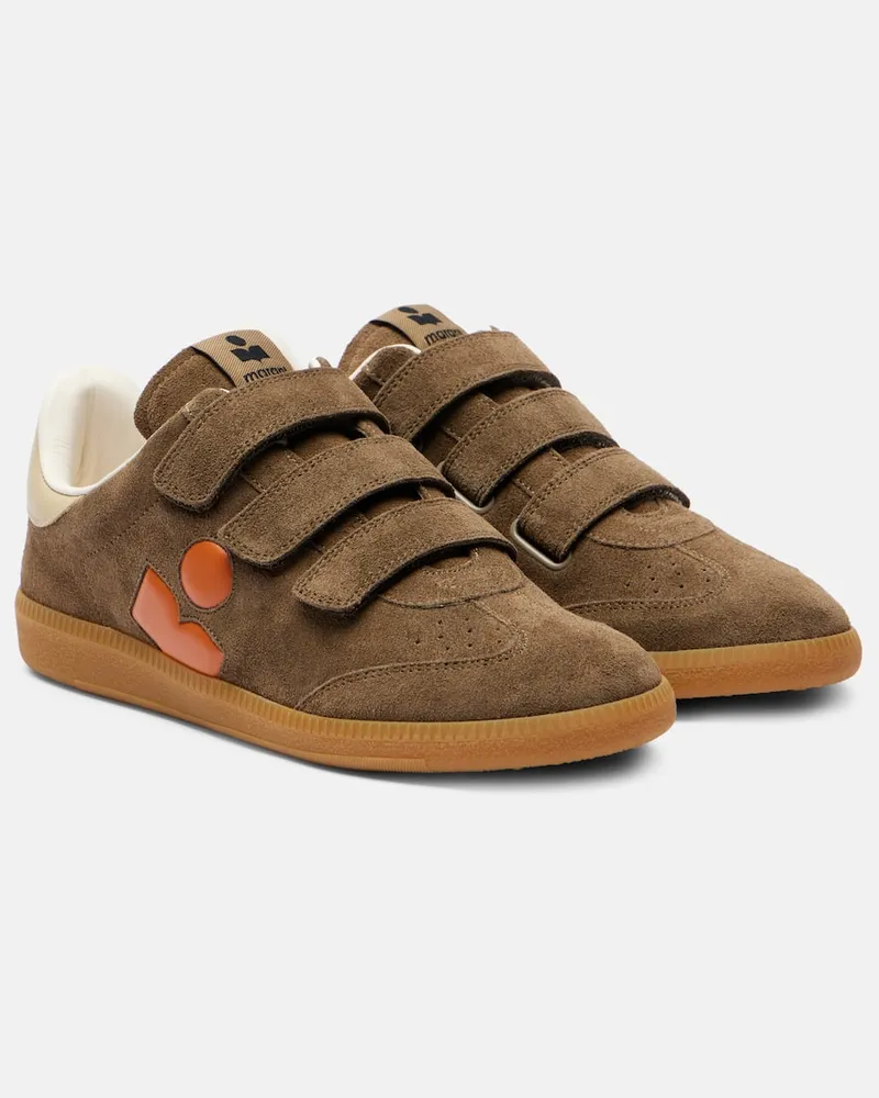 Isabel Marant Sneakers Beth aus Veloursleder Braun